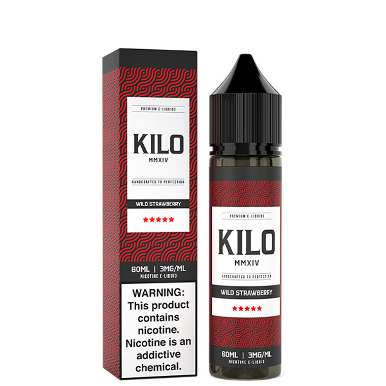 Wild Strawberry by Kilo E-Liquid with Packaging