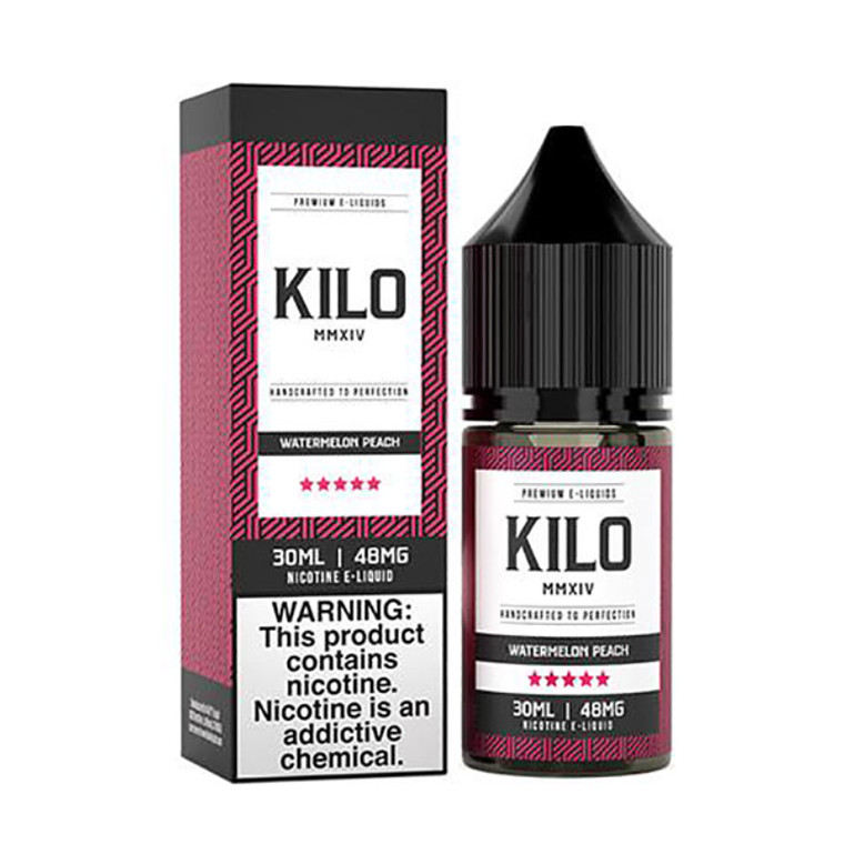 Watermelon Peach by Kilo Salt E-Liquid with Packaging