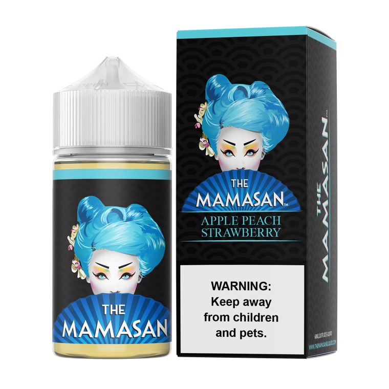 Apple Peach Strawberry (A.S.A.P.) The Mamasan 60mL with Packaging