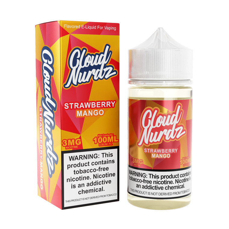 Strawberry Mango Cloud Nurdz TFN 100mL with packaging
