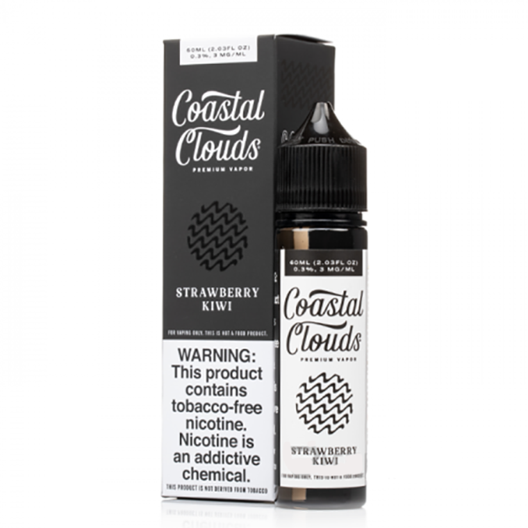 Strawberry Kiwi by Coastal Clouds TFN E- Liquid with Packaging