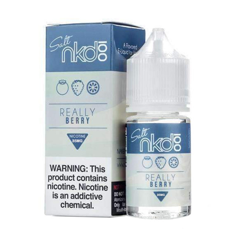 Really Berry by Naked Tobacco-Free Nicotine Salt Series E-Liquid with Packaging
