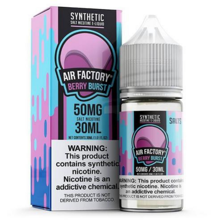 Berry Burst by Air Factory Salt Tobacco-Free Nicotine Nicotine Series E-Liquid with Packaging