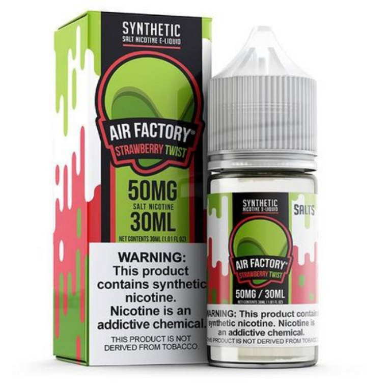 Strawberry Twist by Air Factory Salt Tobacco-Free Nicotine Nicotine Series E-Liquid with Packaging