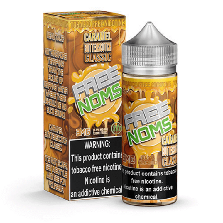 Caramel Butterscotch Classic by Freenoms Tobacco-Free Nicotine Series E-Liquid with Packaging