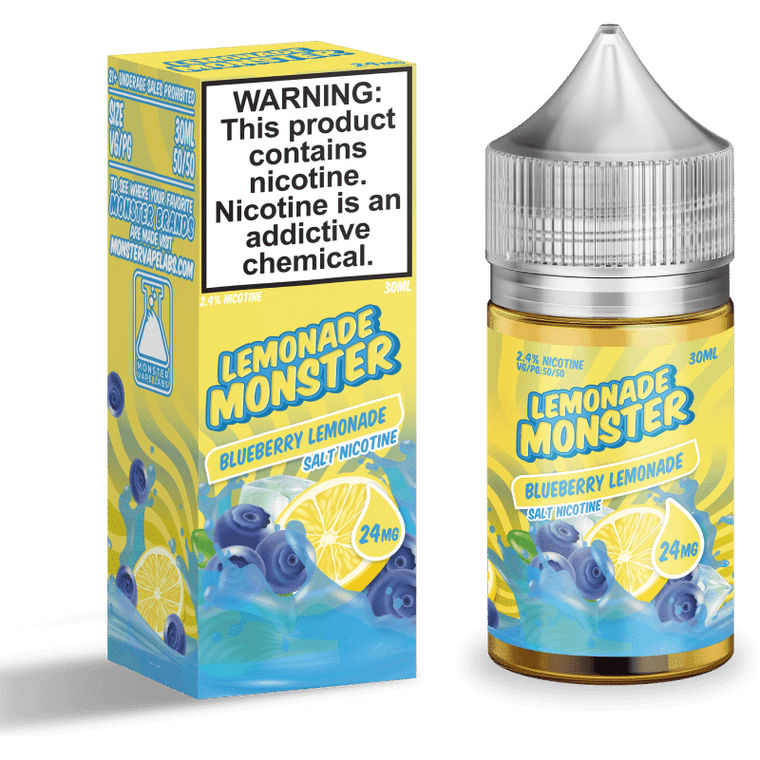 Blueberry Lemonade by Lemonade Monster Salts with Packaging
