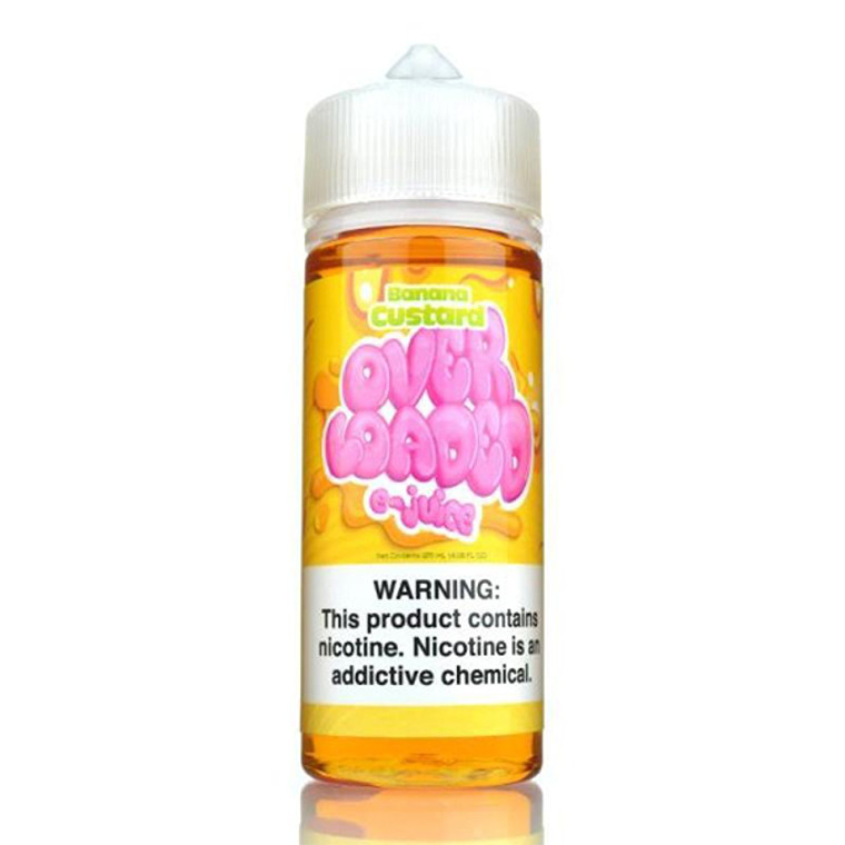 Banana Pudding Custard by Overloaded Series E-Liquid Bottle