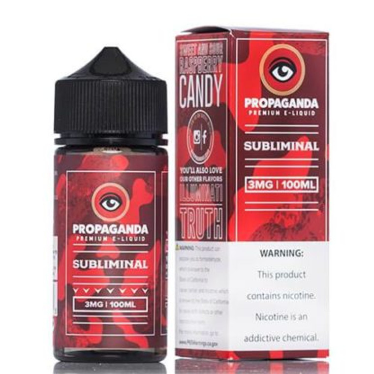 Subliminal by Propaganda Legacy TFN Series E-Liquid with Packaging