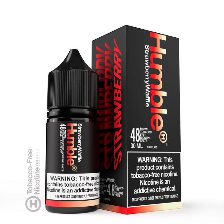 Strawberry Waffle by Humble Salts TFN E-Liquid 30ml with packaging