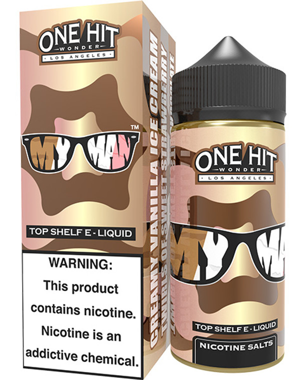 My Man by One Hit Wonder TF-Nic 100mL Series with Packaging