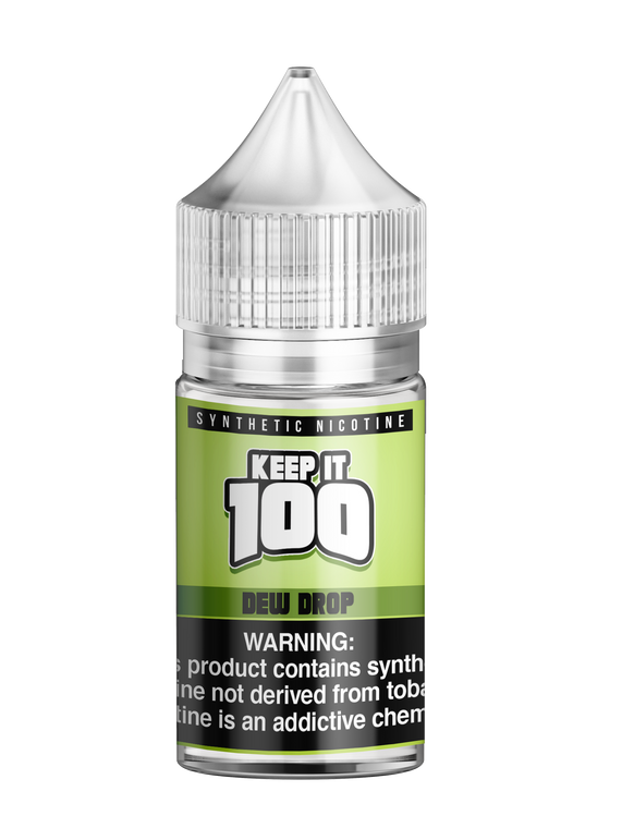 Dew Drop by Keep It 100 Tobacco-Free Nicotine Salt Series 30mL bottle