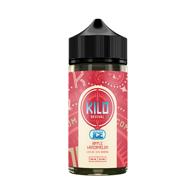 Apple Watermelon Ice by Kilo Revival Tobacco-Free Nicotine Series | 100mL Bottle