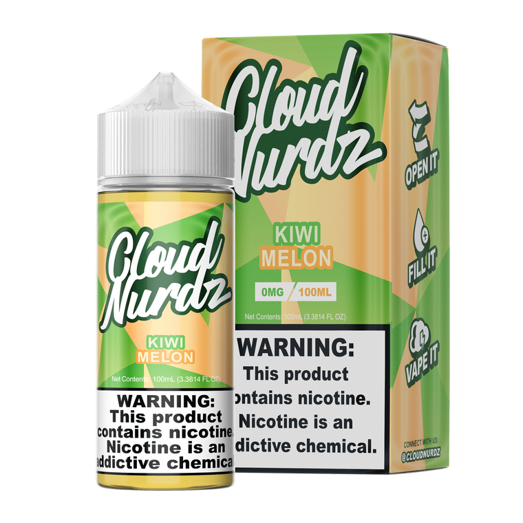 Kiwi Melon By Cloud Nurdz TFN E-Liquid with Packaging