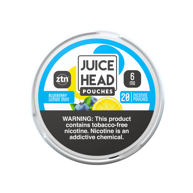 Blueberry Lemon Mint by Juice Head ZTN Pouches 5-Cans