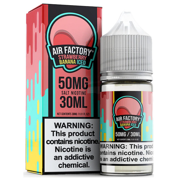 Strawberry Banana Iced by Air Factory Salt TF-Nic Series 30mL with Packaging