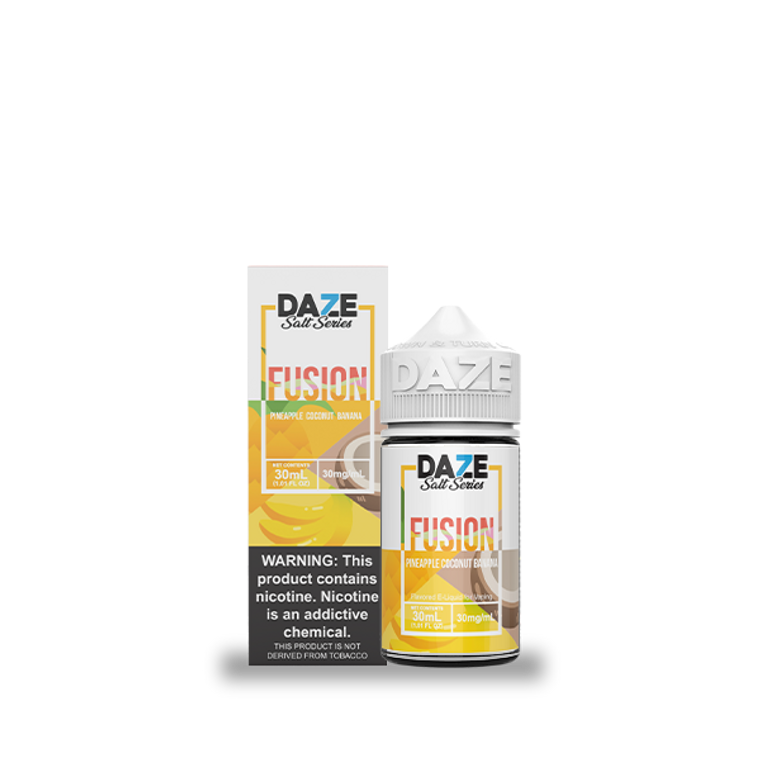 Pineapple Coconut Banana by 7Daze Fusion Salt 30mL with Packaging