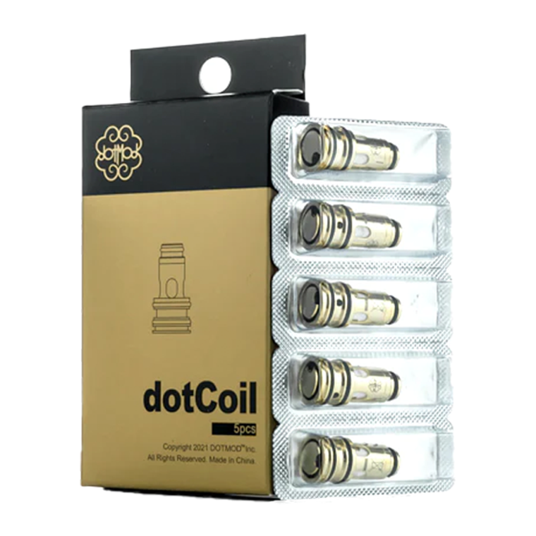 dotmod dotCoil Replacement Coils 5-Pack with Packaging