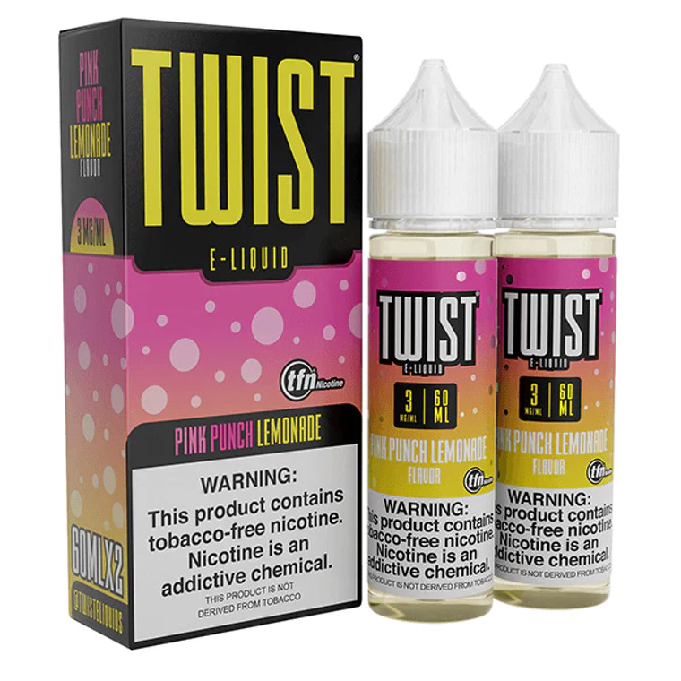 Pink Punch Lemonade by Twist TFN Series (x2 60mL) with packaging