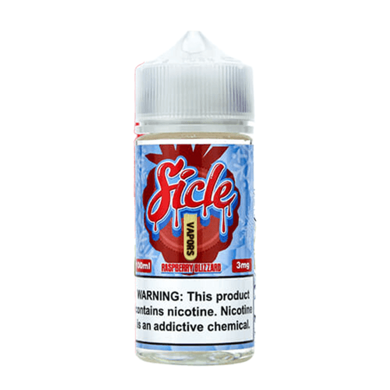 Raspberry Blizzard by Snap Liquids - Sicle Vapors Iced Series 100mL bottle