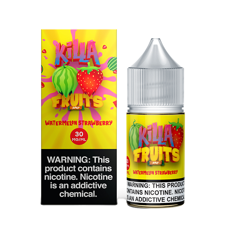 Watermelon Strawberry  by Killa Fruits Salts Series 30mL with packaging