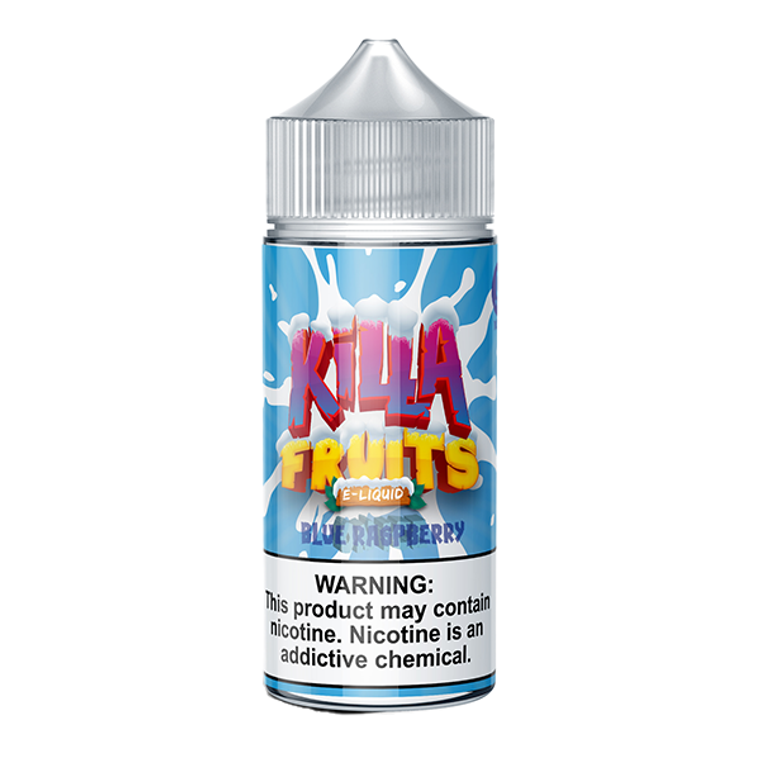 Blue Raspberry Ice by Killa Fruits Series 100mL bottle