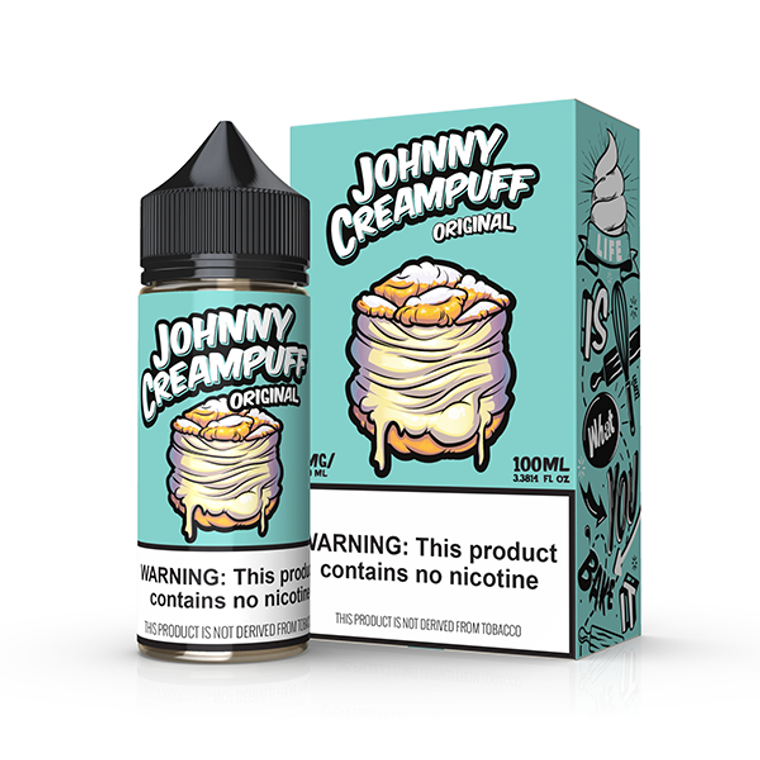 Original by Tinted Brew Johnny Creampuff TFN Series 100mL with packaging