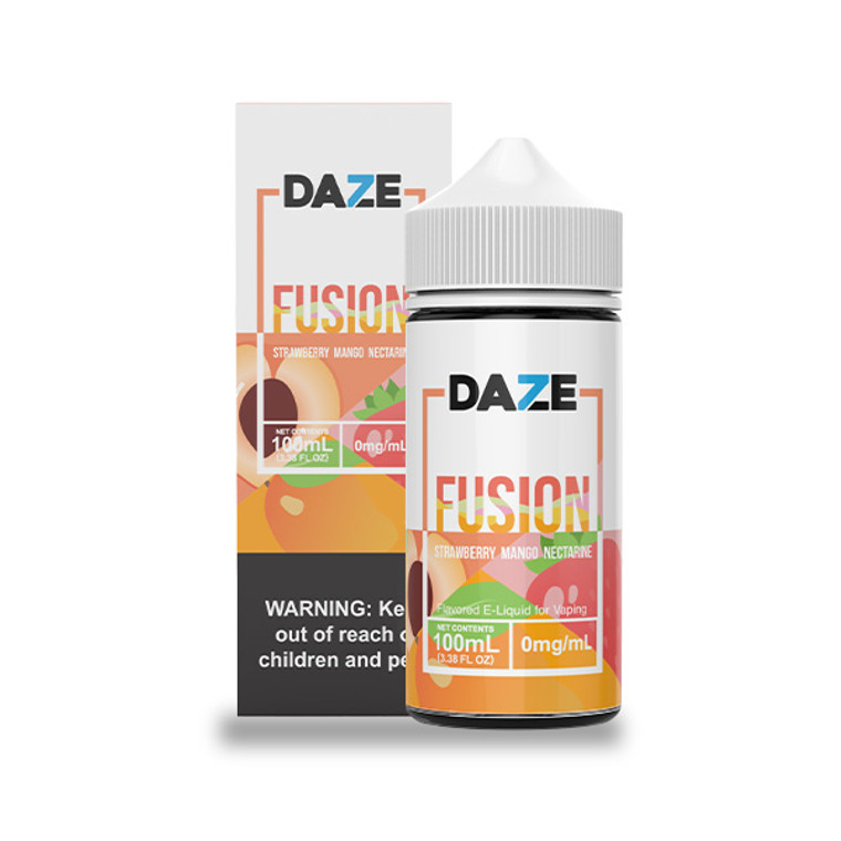 Strawberry Mango Nectarine by 7Daze Fusion 100mL with packaging