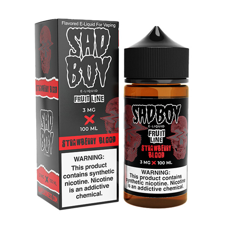 Strawberry Blood by Sadboy Series 100mL with Packaging