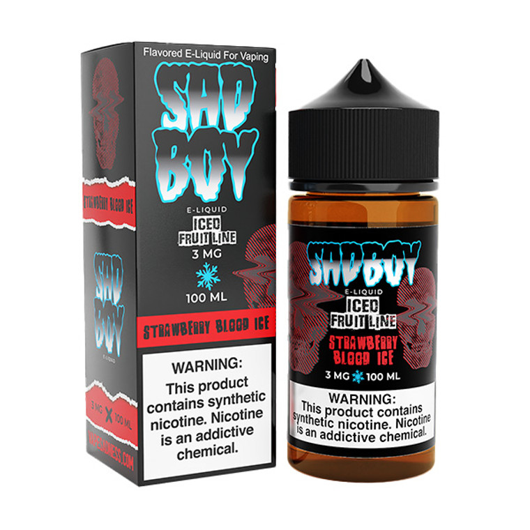 Strawberry Blood Ice by Sadboy Series 100mL with Packaging