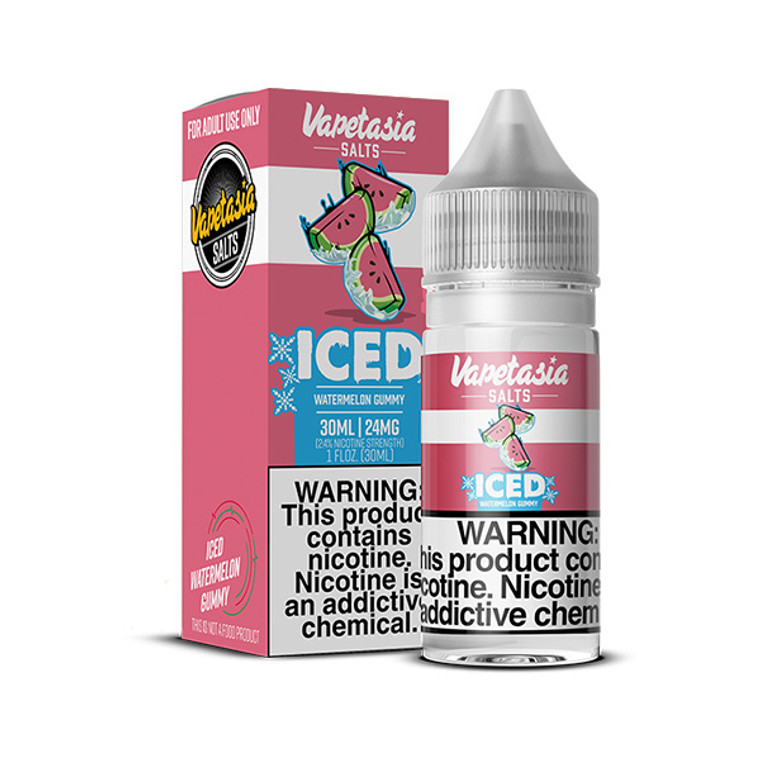Killer Sweets Iced Watermelon Gummy by Vapetasia Synthetic Salt 30mL with Packaging