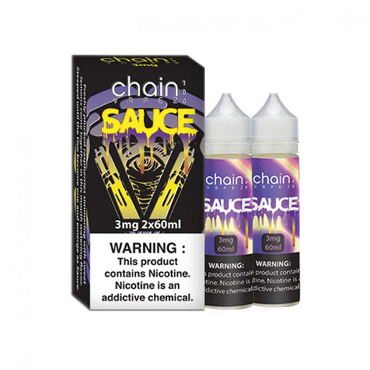 Sauce by Chain Vapez Series 120mL (2x60mL) with packaging