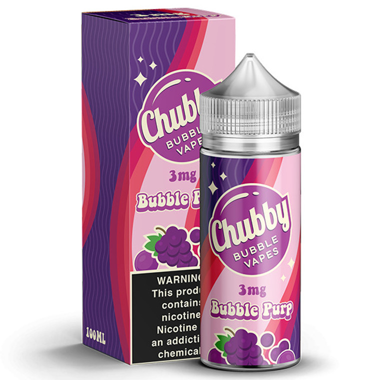 Bubble Purp by Chubby Bubble Vapes Series 100mL with Packaging