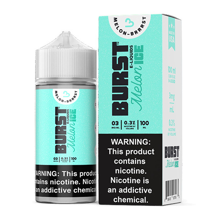 Melon Ice by Burst Series 100ml with packaging