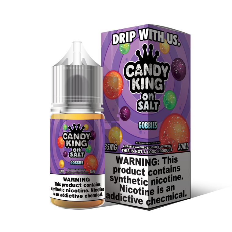 Gobbies Candy King Salts 30mL with Packaging