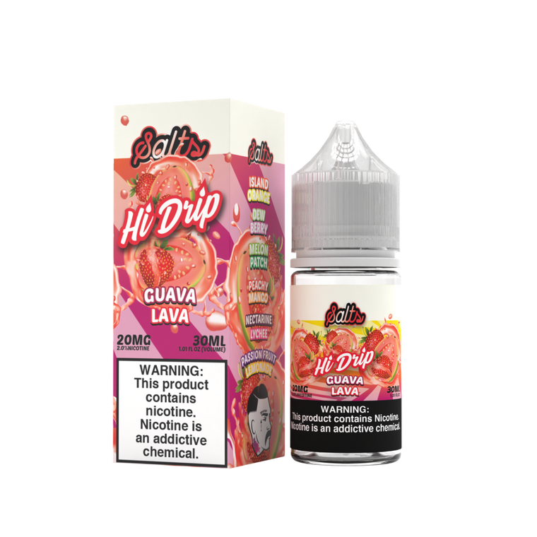 Guava Lava by Hi-Drip Salts Series 30mL with Packaging- 20MG