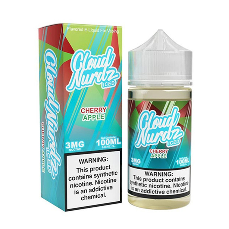 Cherry Apple Iced By Cloud Nurdz Series TF-Nic 100mL with packaging