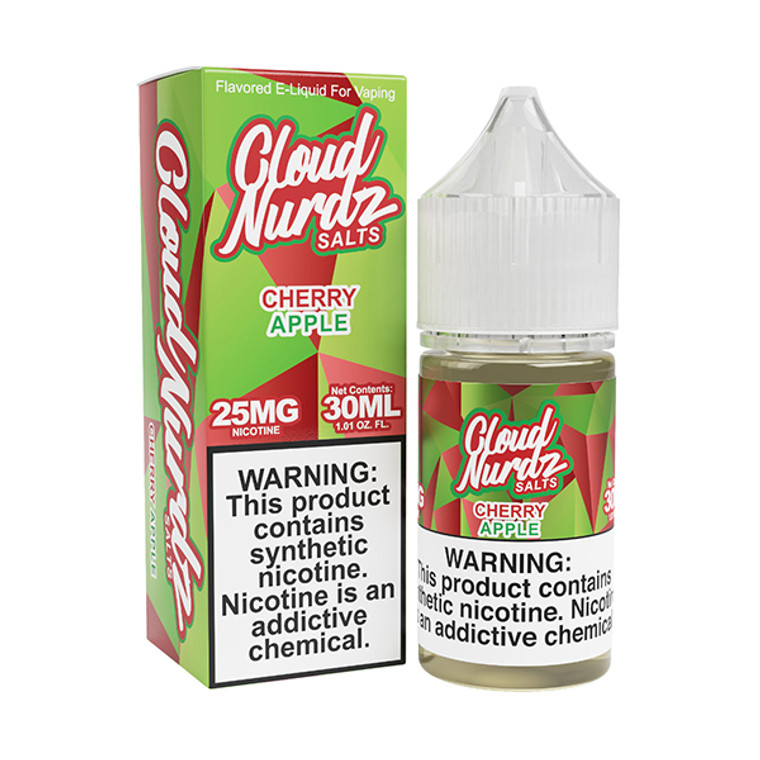 Cherry Apple By Cloud Nurdz TFN Salt Series 30mL with packaging