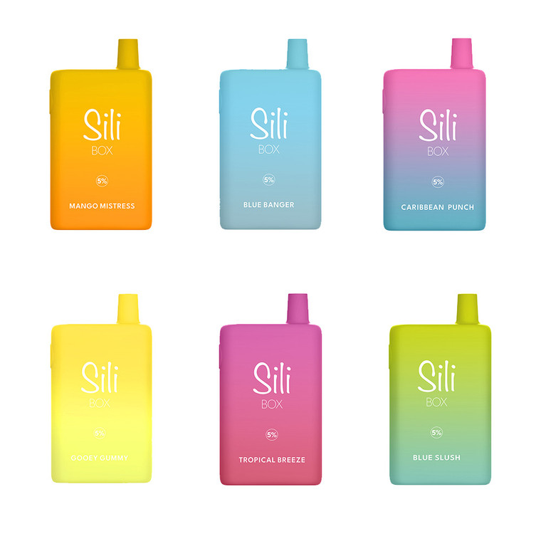 Sili Box Disposable 6000 Puffs 16mL Group Photo