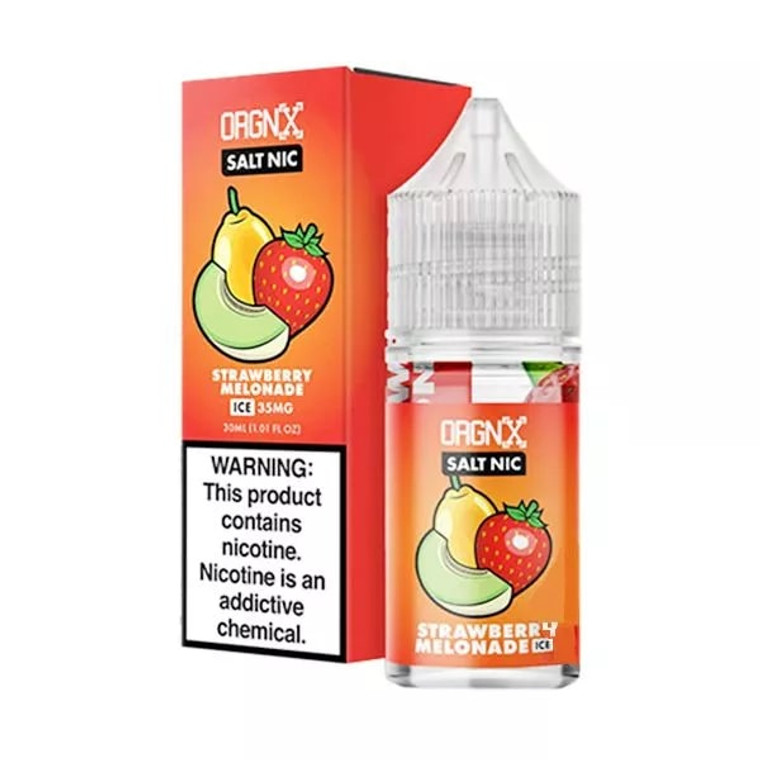 Strawberry Melonade Ice By ORGNX Salt Series 30mL with packaging