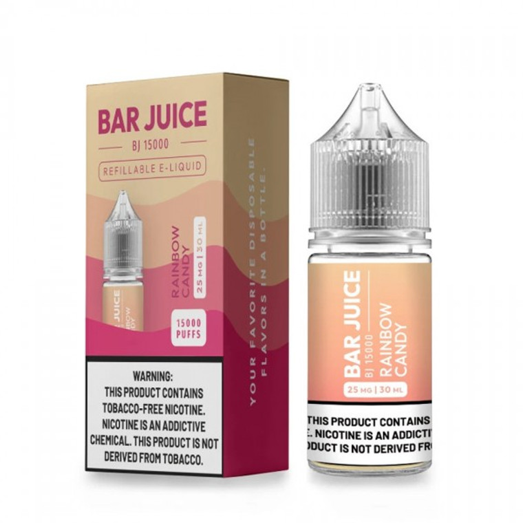 Rainbow Candy by Bar Juice BJ15000 Salts 30mL with Packaging