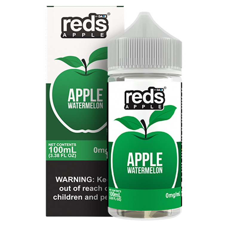 Watermelon by 7Daze Reds 100mL Freebase with packaging