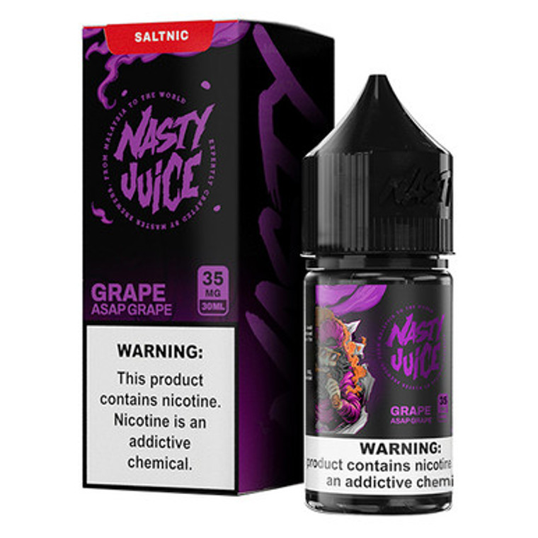 Asap Grape by Nasty Juice (30mL)(Salts) with packaging