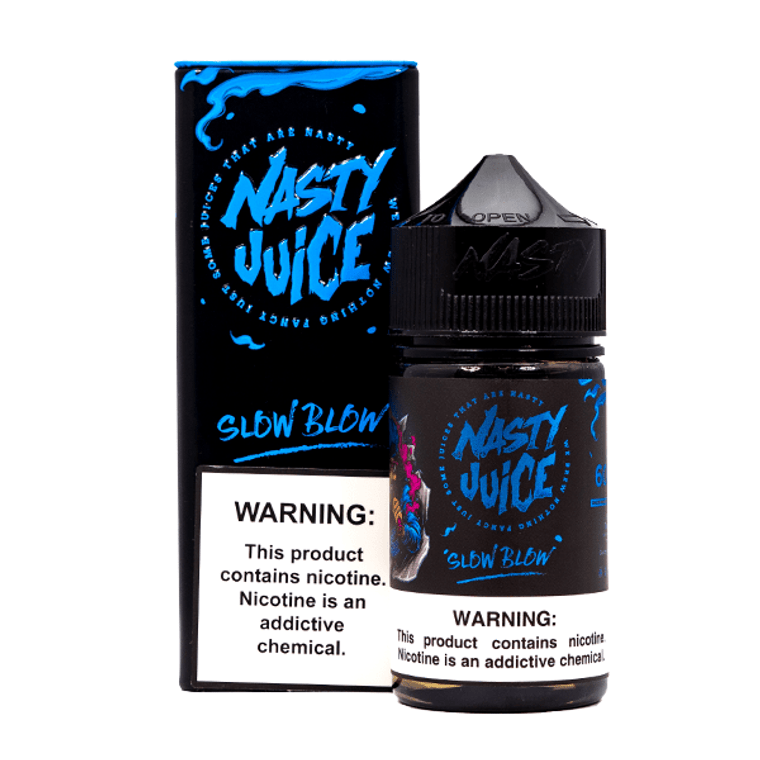 Slow Blow by Nasty Juice (60mL)(Freebase) with packaging