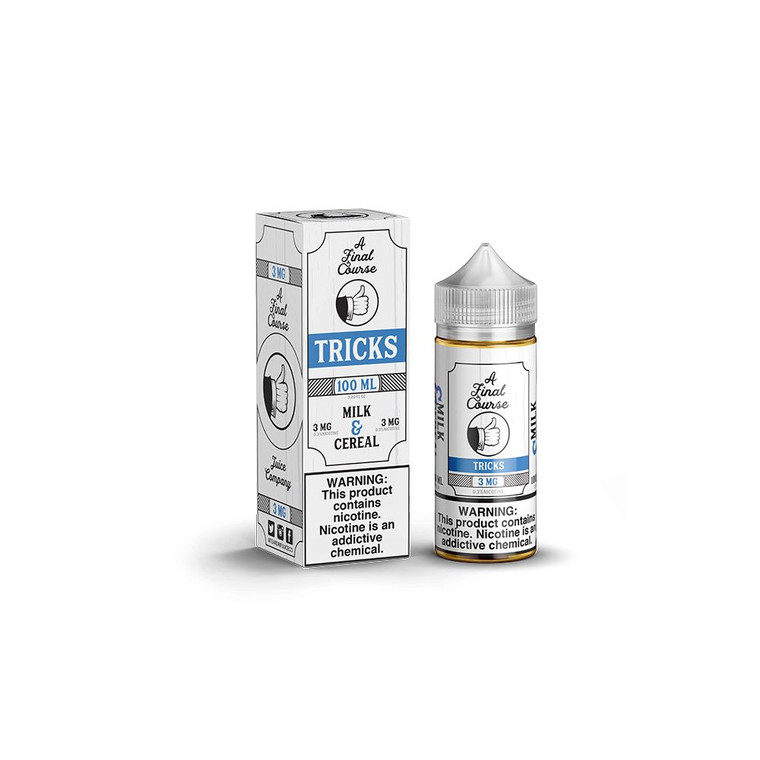 Tricks by A Final Course E-Liquid 100mL Freebase with packaging