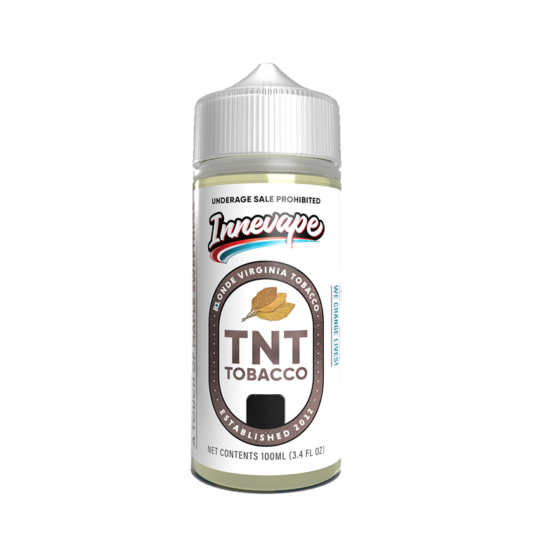 TNT Tobacco by Innevape TFN Series E-Liquid 100mL (Freebase) bottle