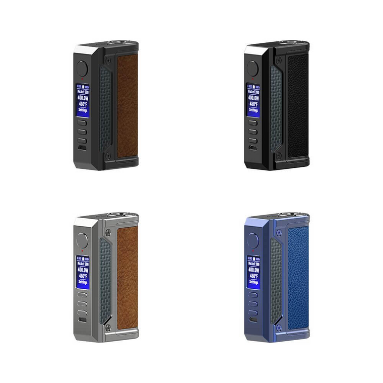 LVE Therion II DNA 250C Box Mod Group Photo
