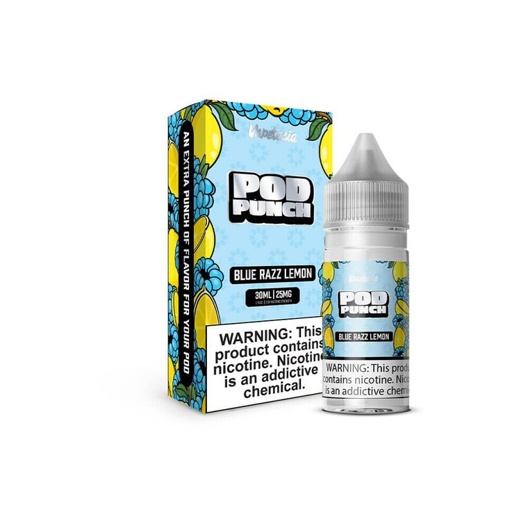 Vapetasia Salt Series E-Liquid 30mL (Salt Nic) Blue Razz Lemon with packaging