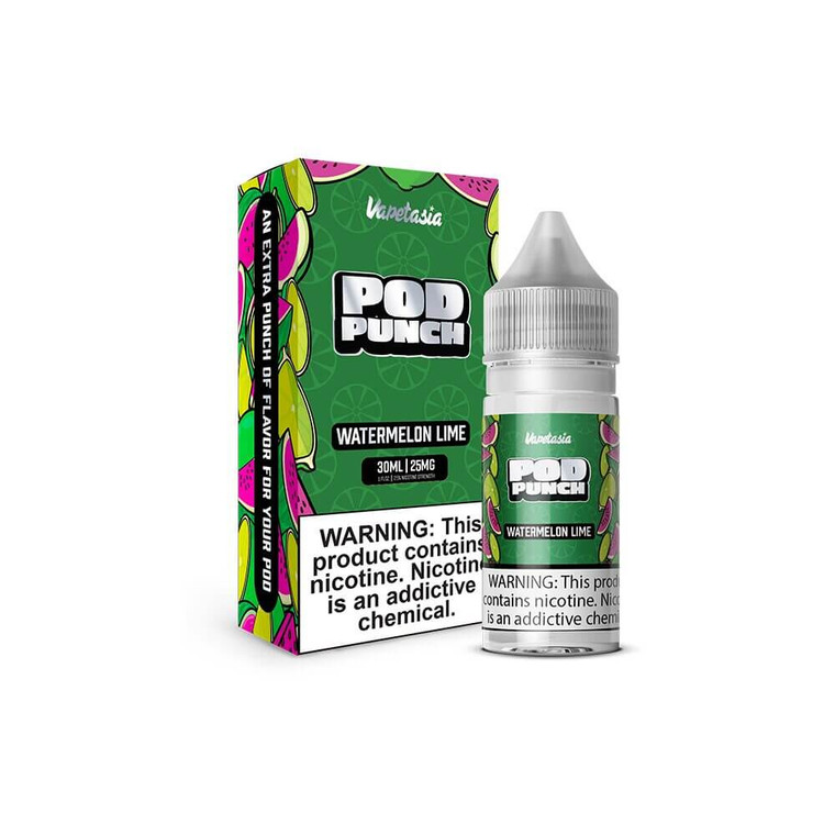 Vapetasia Salt Series E-Liquid 30mL (Salt Nic) Watermelon Lime with packaging