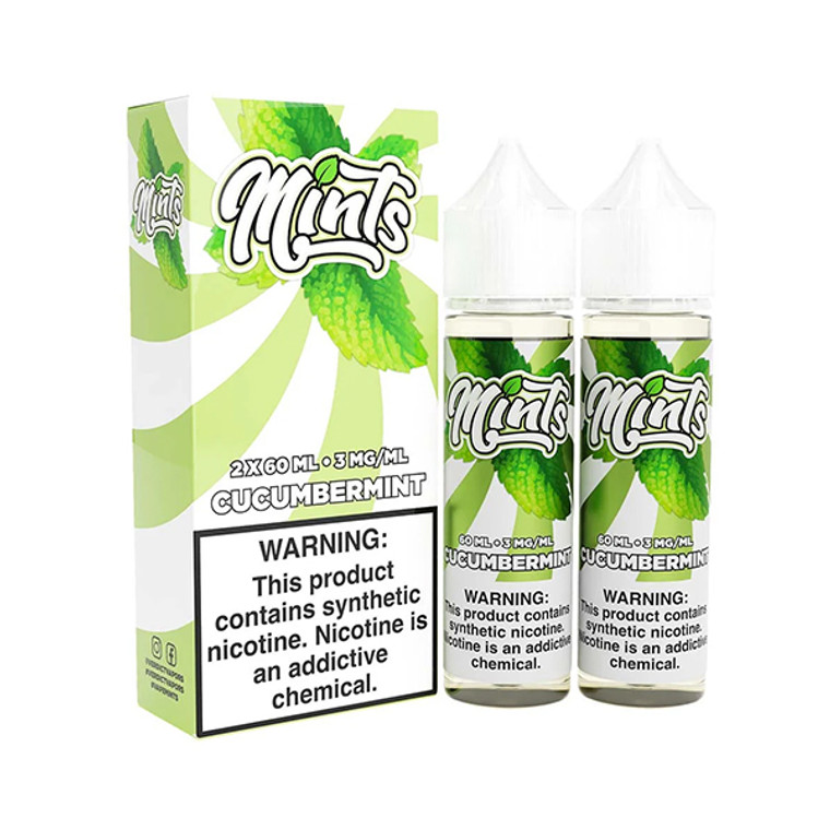 Cucumber Mint Mints 2x 60mL with packaging