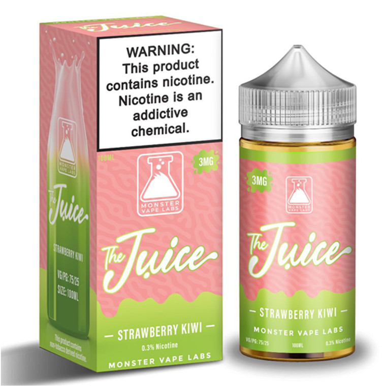 Strawberry Kiwi Juice Monster 100mL with packaging